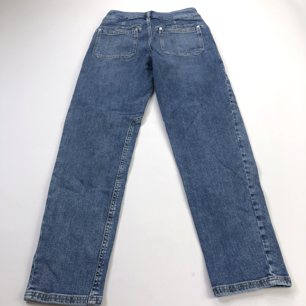 Pilcro Wanderer Mid Rise Relaxed 26 (Fits 27W 29L) Denim Blue Jeans